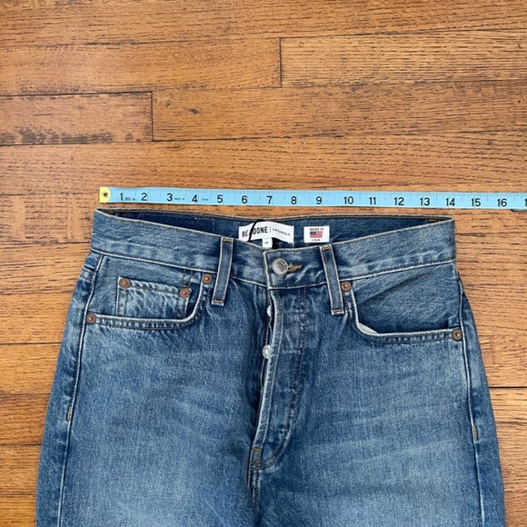 RE/DONE ORIGINALS 70s High Rise Flare Size 27 - Picture 4 of 11